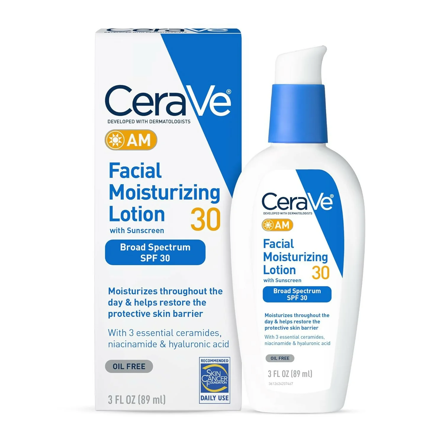 AM FACIAL MOISTURIZING LOTION SPF30 CERAVE - 89 ML