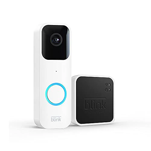 Blink Video Doorbell | Two-way audio, HD video, motion and chime app alerts and Alexa enabled — wired or wire-free (Black) - Imagen 2