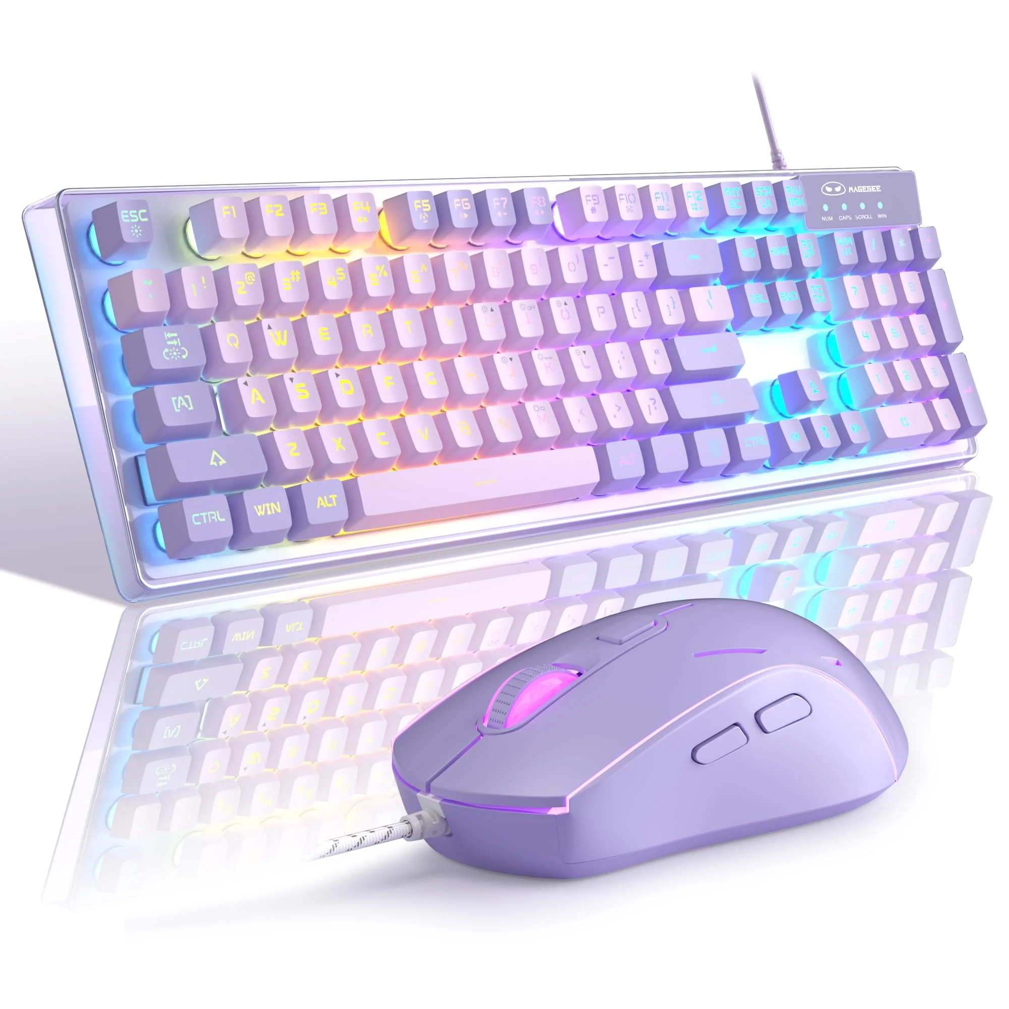 Teclado y Ratón Gamer K1, con Iluminación RGB LED - Imagen 4