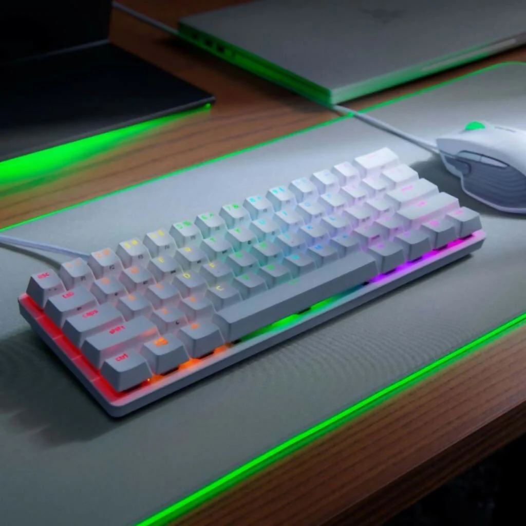 Razer Huntsman Mini Opctical Keyboard Mercury - Imagen 6