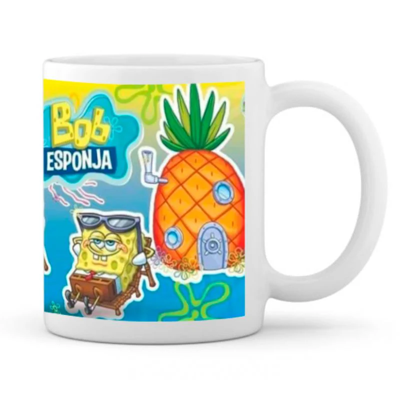 Taza blanca de 11 onzas personalizada.