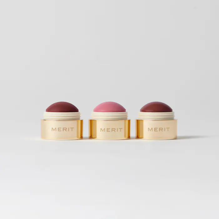 MERIT
Mini Flush Balm Cream Blush Trio Set - Imagen 2
