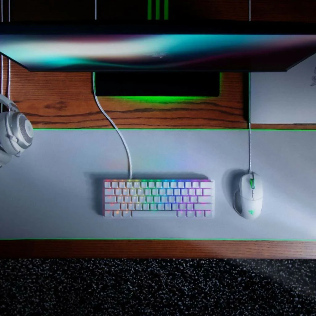 Razer Huntsman Mini Opctical Keyboard Mercury - Imagen 2