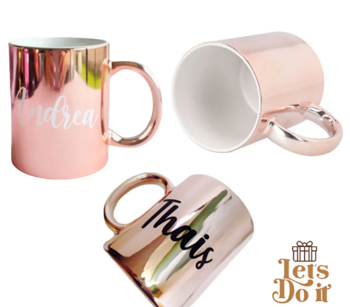 Tazas metalizadas personalizadas
