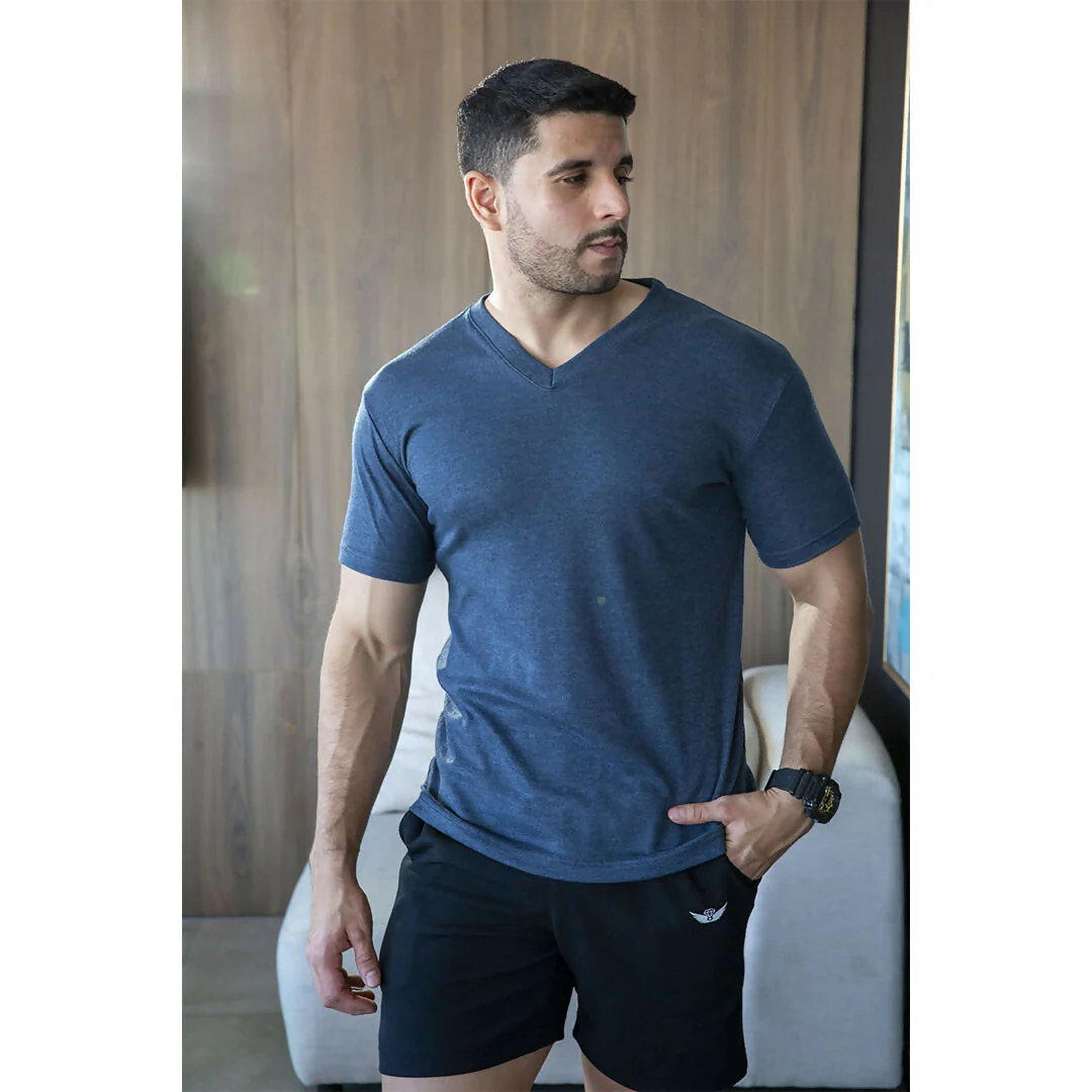 Playera lisa Samia cuello V - Imagen 5