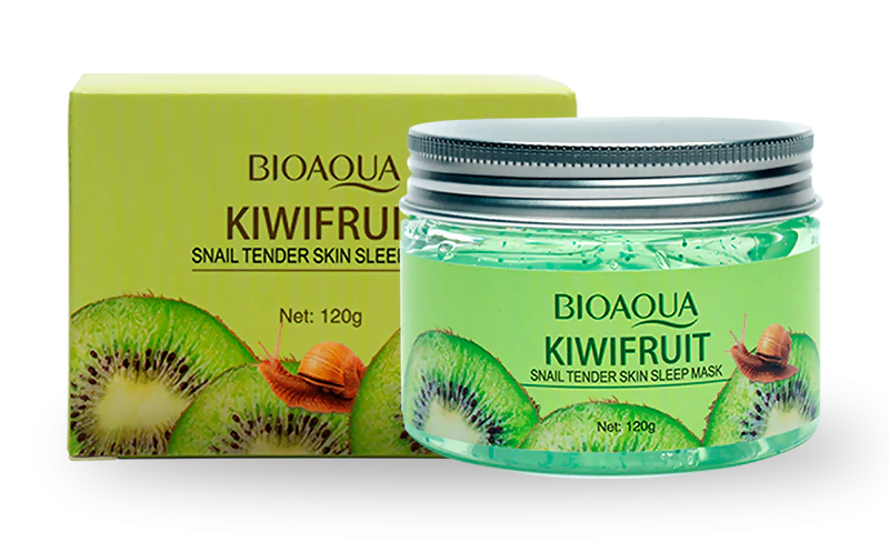 MASCARILLA MINERAL HIDRATANTE DE KIWI CARACOL BIOAQUA 120 GR