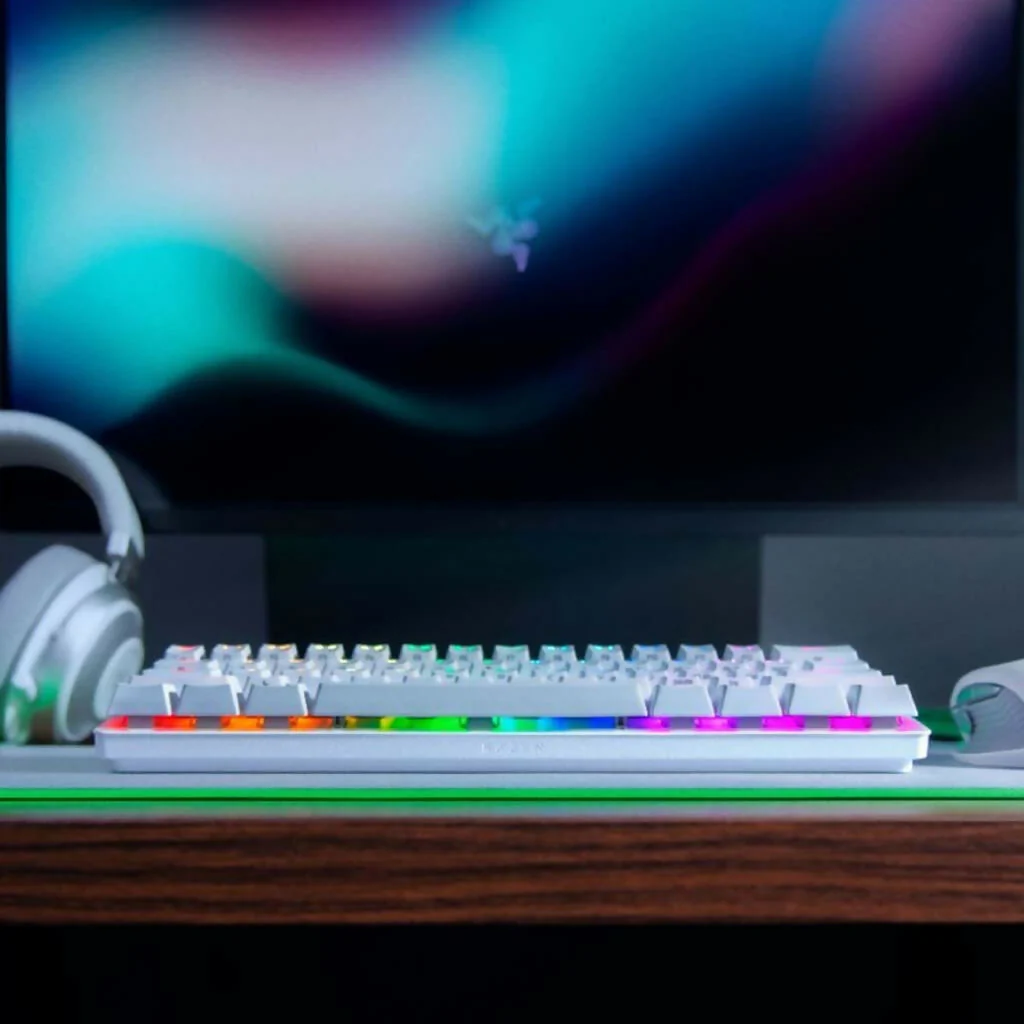 Razer Huntsman Mini Opctical Keyboard Mercury - Imagen 4